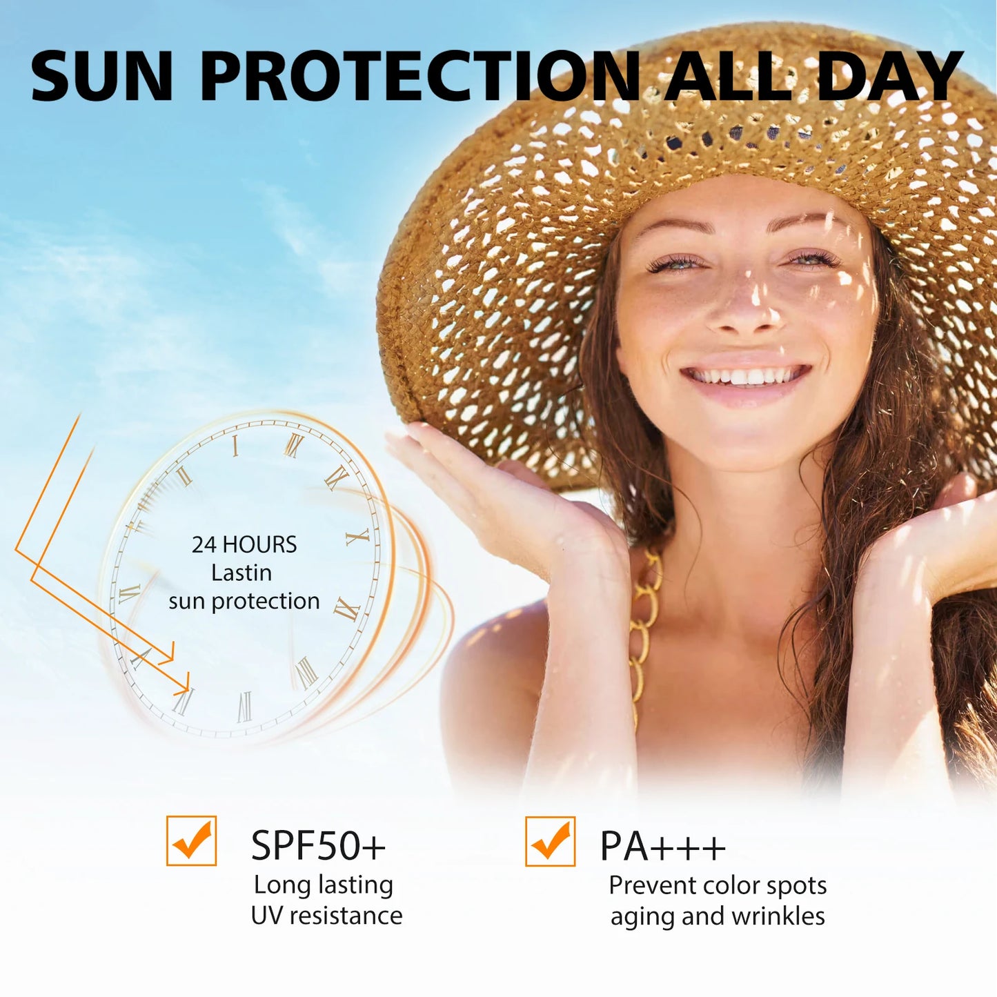 Hoygi SPF50 Sunscreen Stick Moisturizing Brightening Skin Tone