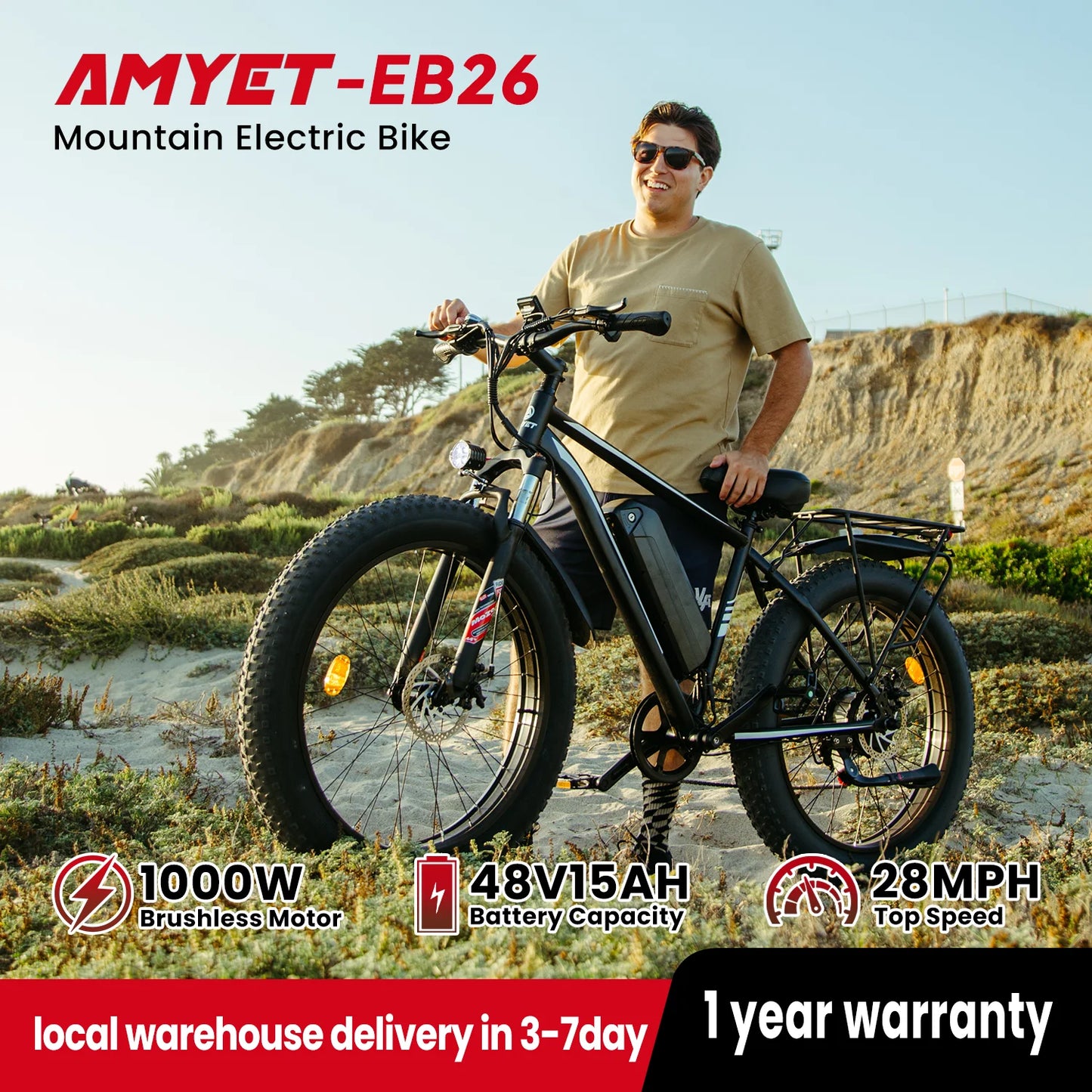 AMYET EB26 Electric Fat Tire Bike