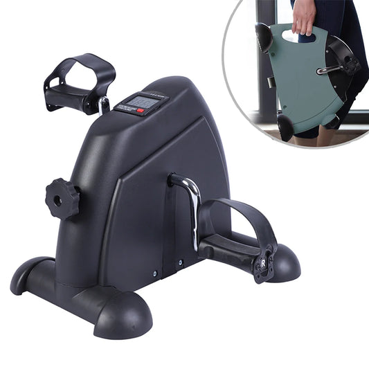 Under Desk Pedal Exerciser With Lcd Display For Leg Knee