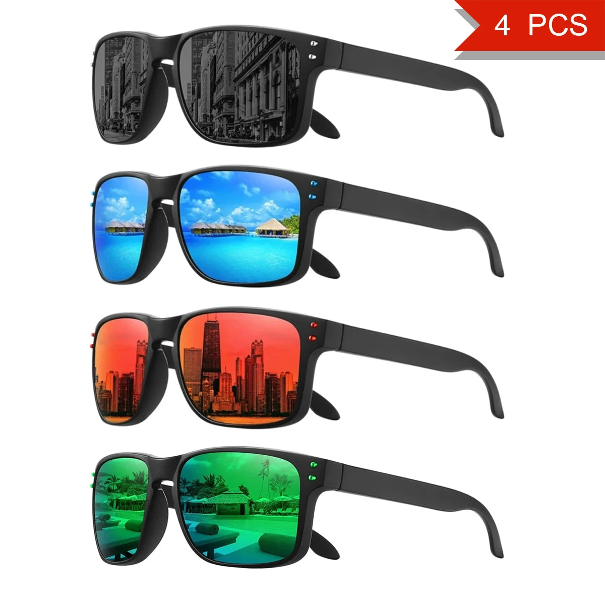 Polarized UV400 Unisex Sunglasses For Driving And Outdoor Activities