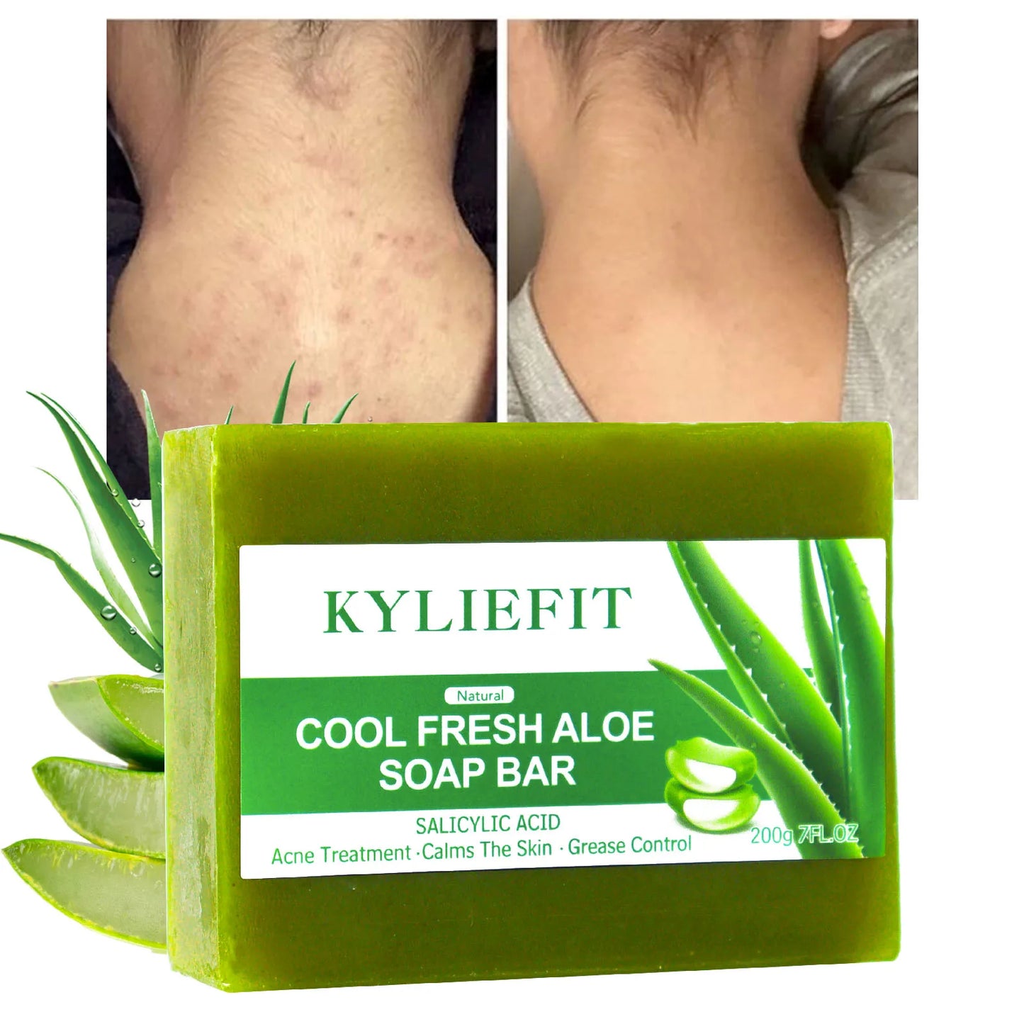 AILKE Cool Fresh Aloe Vera Soap Bar All Skin Types