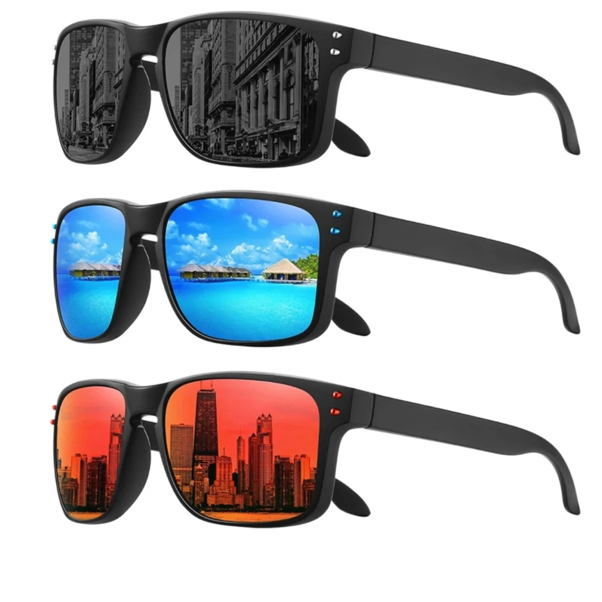 Polarized UV400 Unisex Sunglasses For Driving And Outdoor Activities
