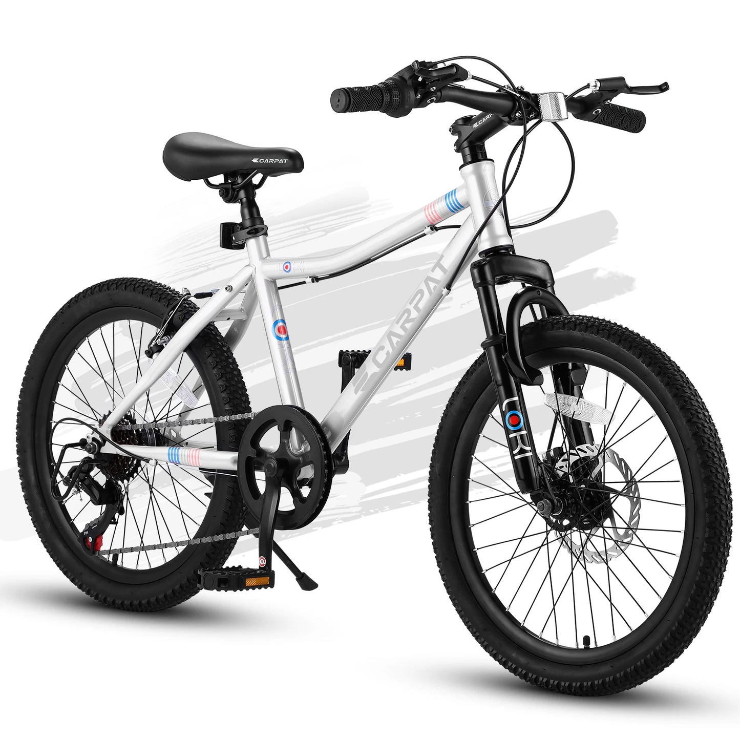 Ecarpat Kids Mountain Bike 7 Speed Front Suspension Disc Brake