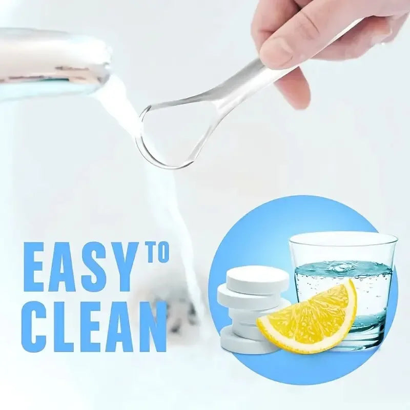 Stainless Tongue Scraper Tongue Cleaner for Halitosis and Oral Care