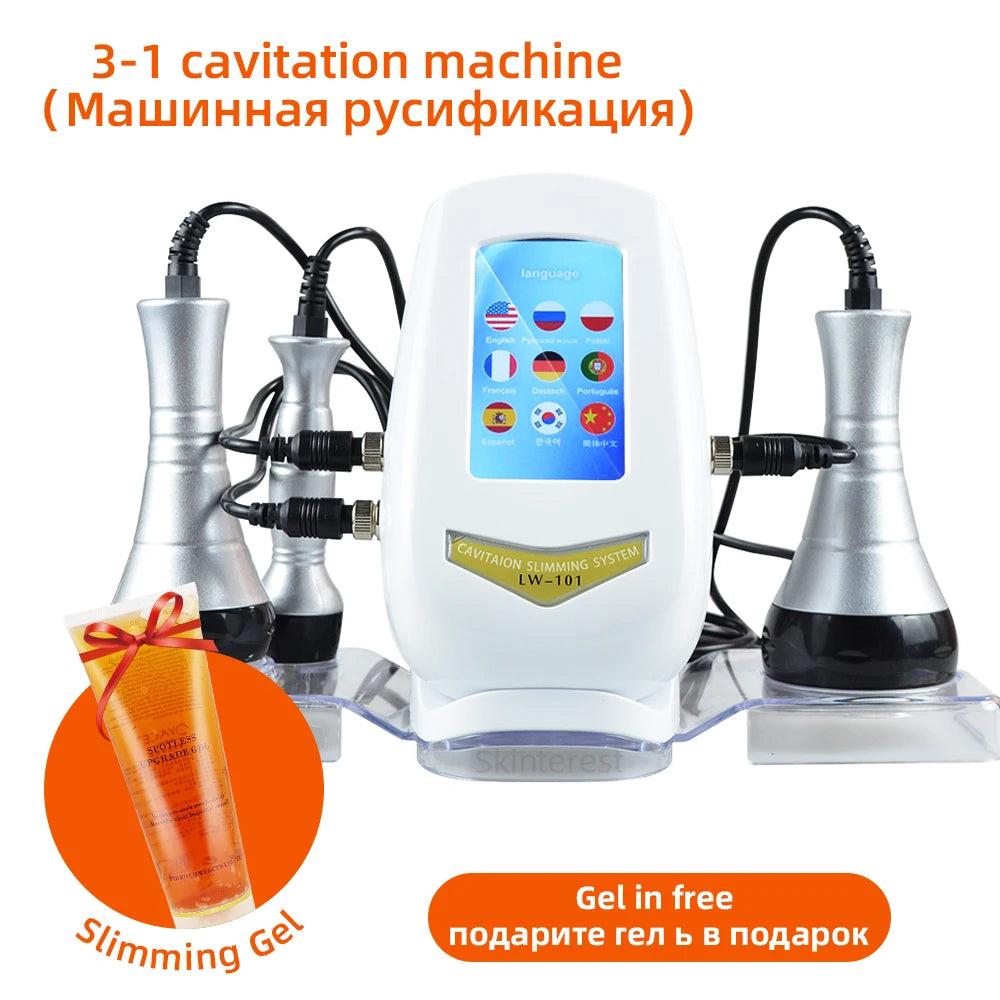 Misshearth 3 in 1 Beauty Body Slimming Cavitation Massager