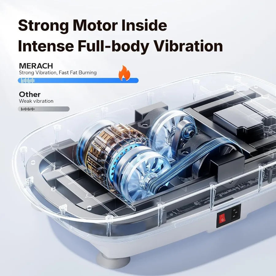 XMSJ Curved Vibration Plate Exercise Machine For Lymphatic Drainage
