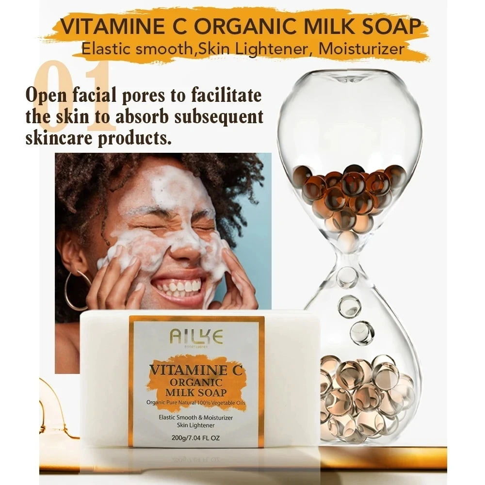 AILKE Brightening Body Cream Vitamin C Hyaluronic Acid Even Tone