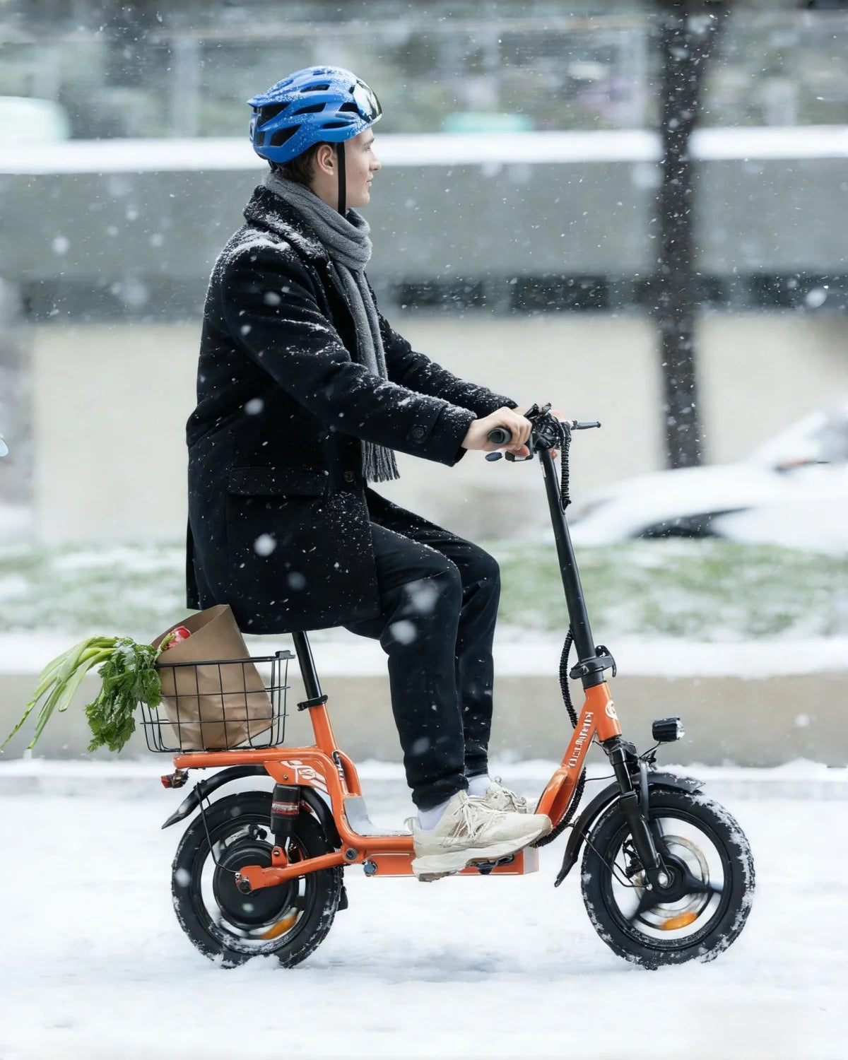 Bodywel T3 Folding Electric Bike Ebike With Seat And Basket
