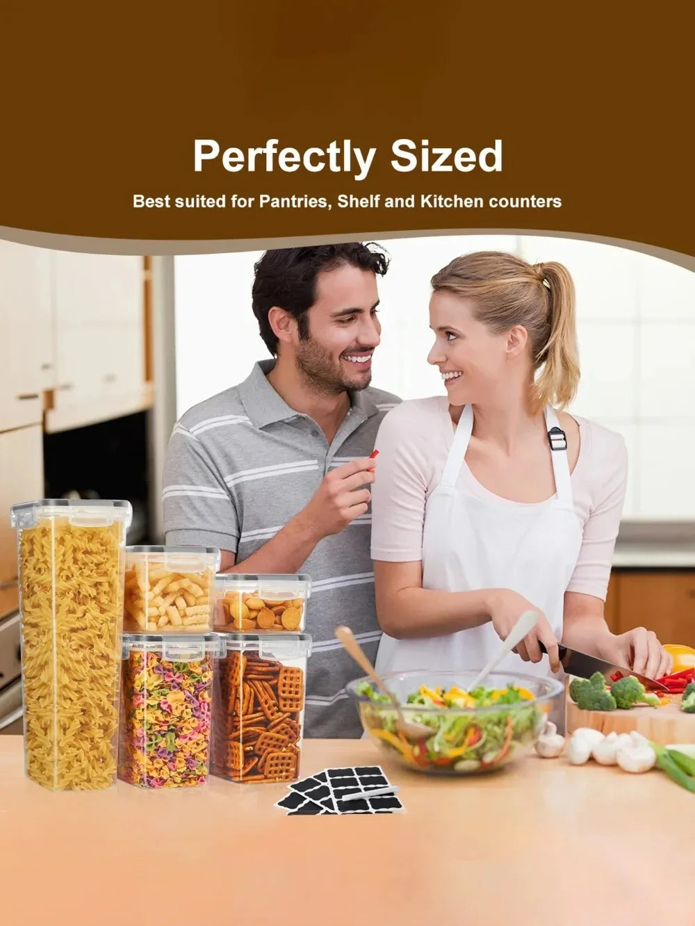 KYJG 24-Piece Airtight Food Storage Containers Set With Lids