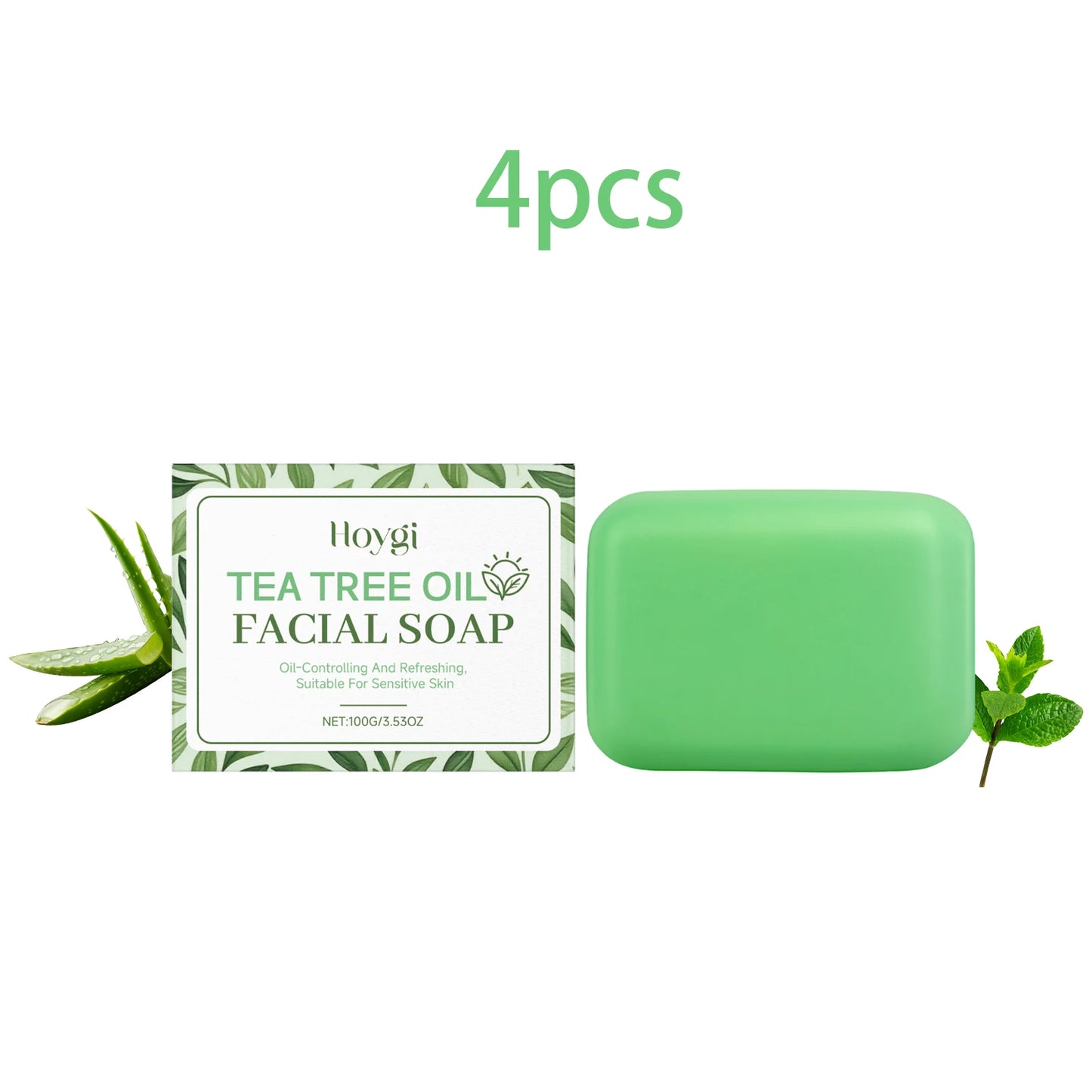 Hoygi Tea Tree Oil Facial Soap For Sensitive Skin Hydration