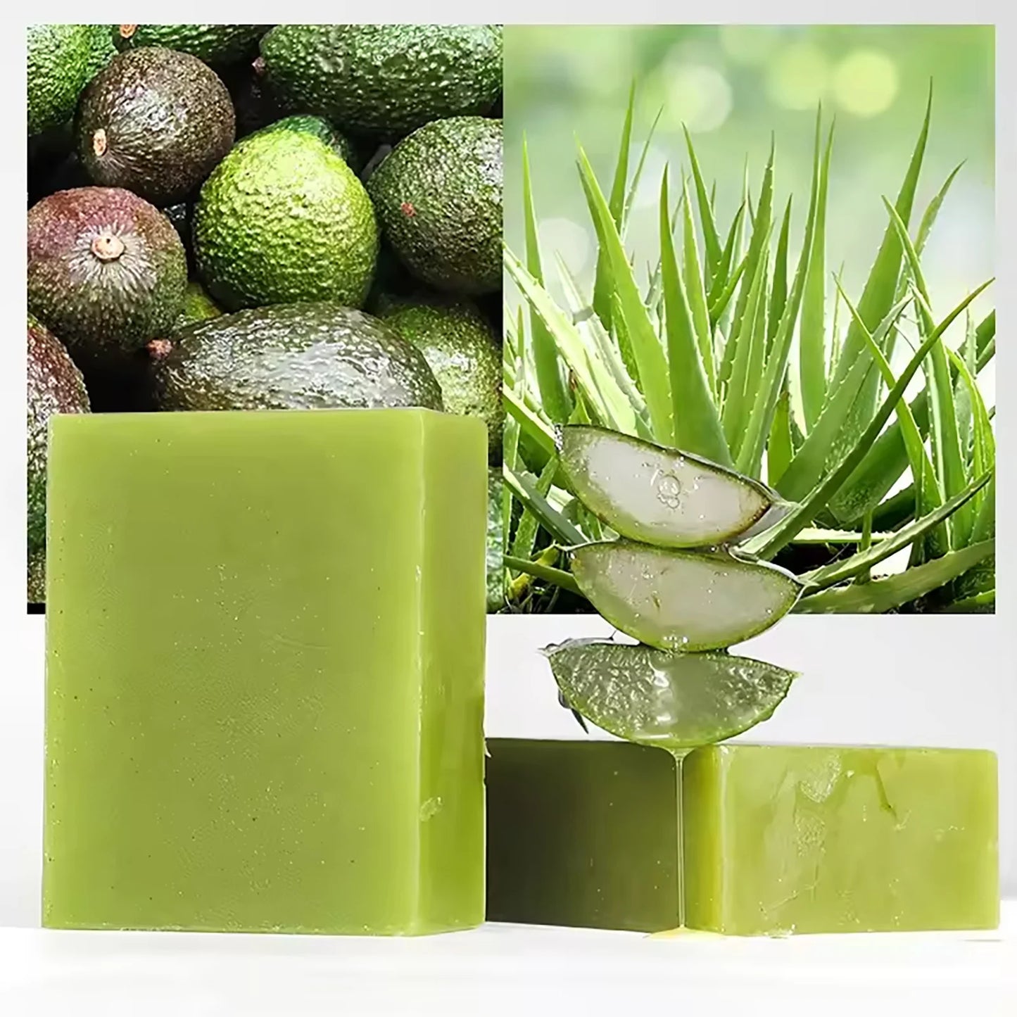 AILKE Aloe Vera Whitening Soap Acne Remover For Radiant Skin