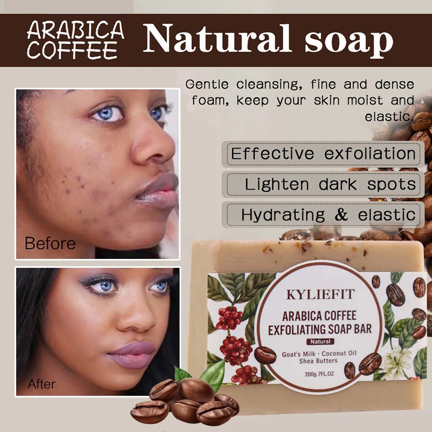 AILKE Aloe Vera Whitening Soap Acne Remover For Radiant Skin