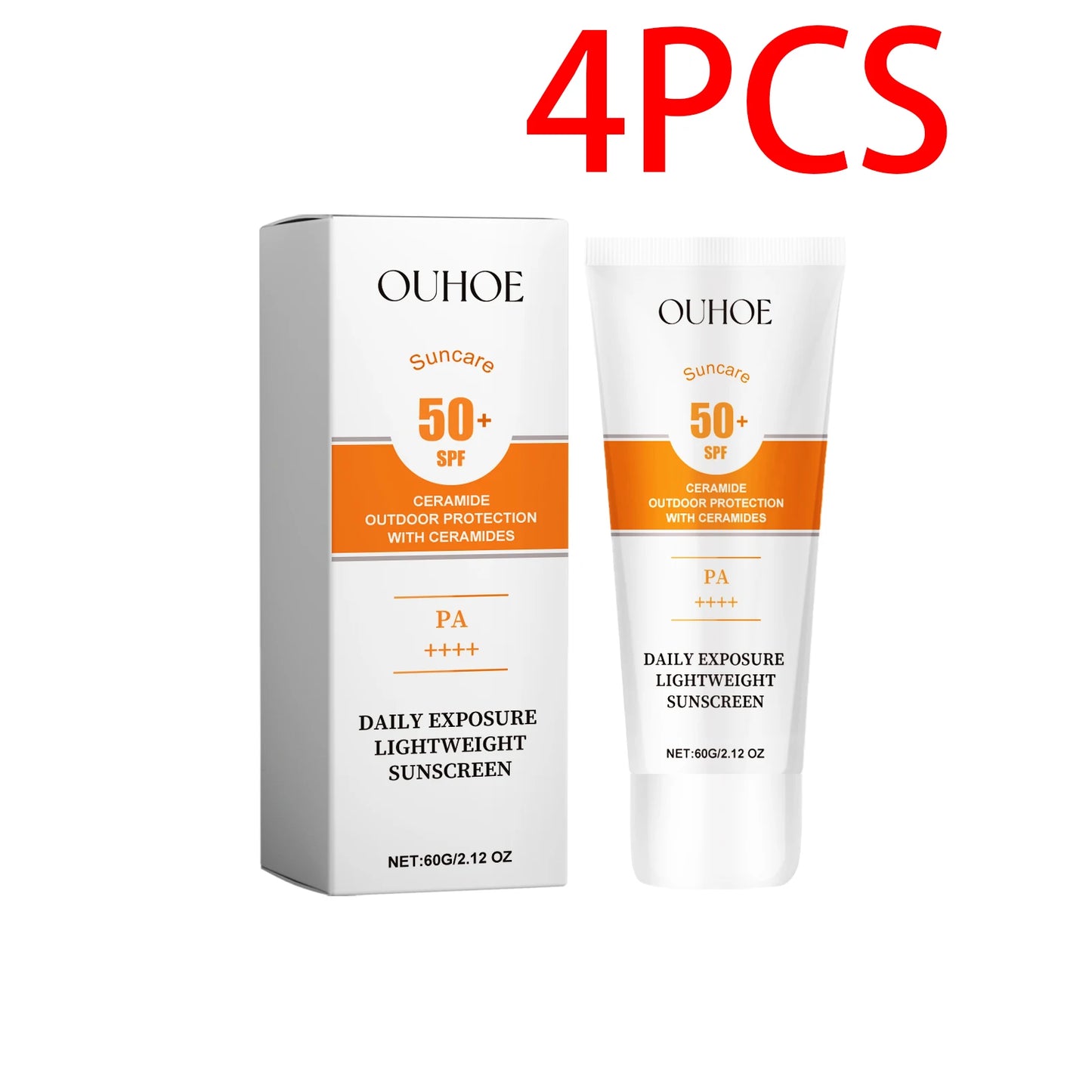 Ouhoe Sunscreen SPF50 Protective Cream Waterproof Moisturizing Face Body Blocker