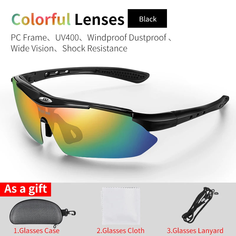 West Biking UV400 Sports Sunglasses for Cycling and Outdoors