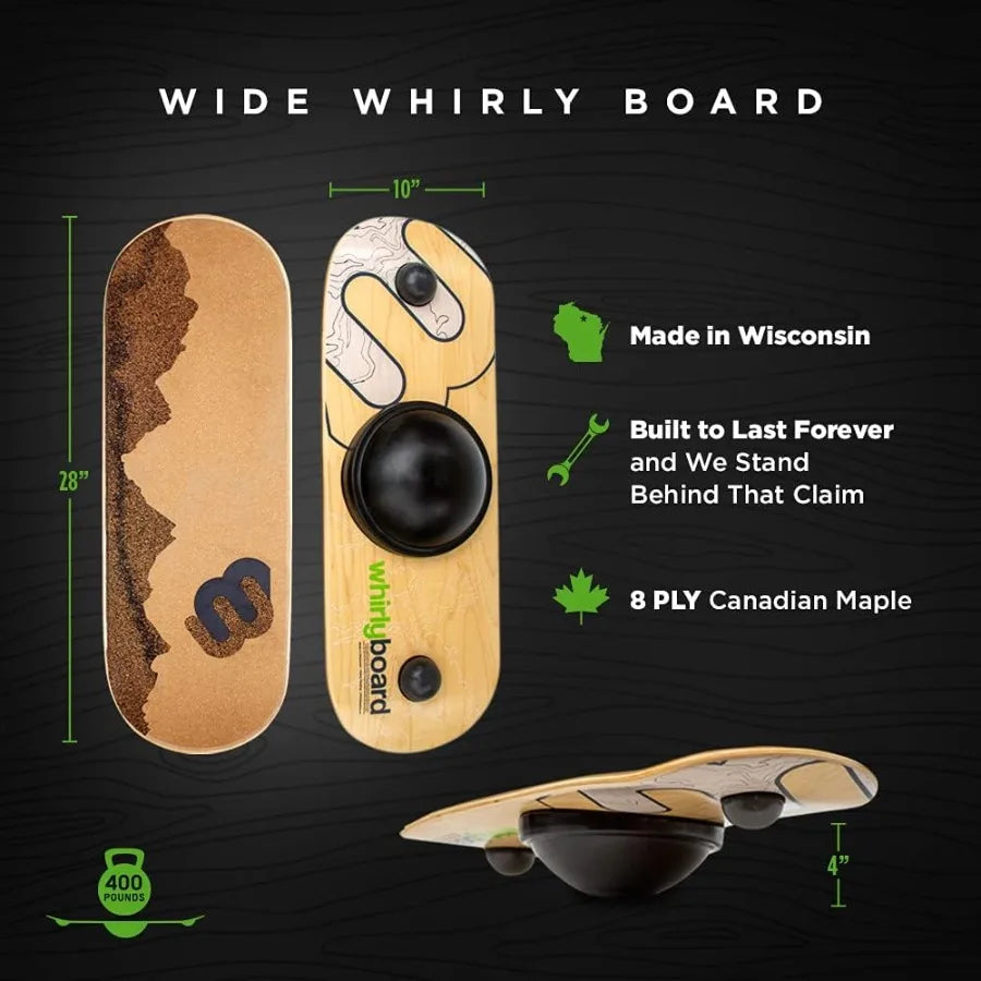 SHXI Whirly Board Wide Standing Desk Balance Board For Posture