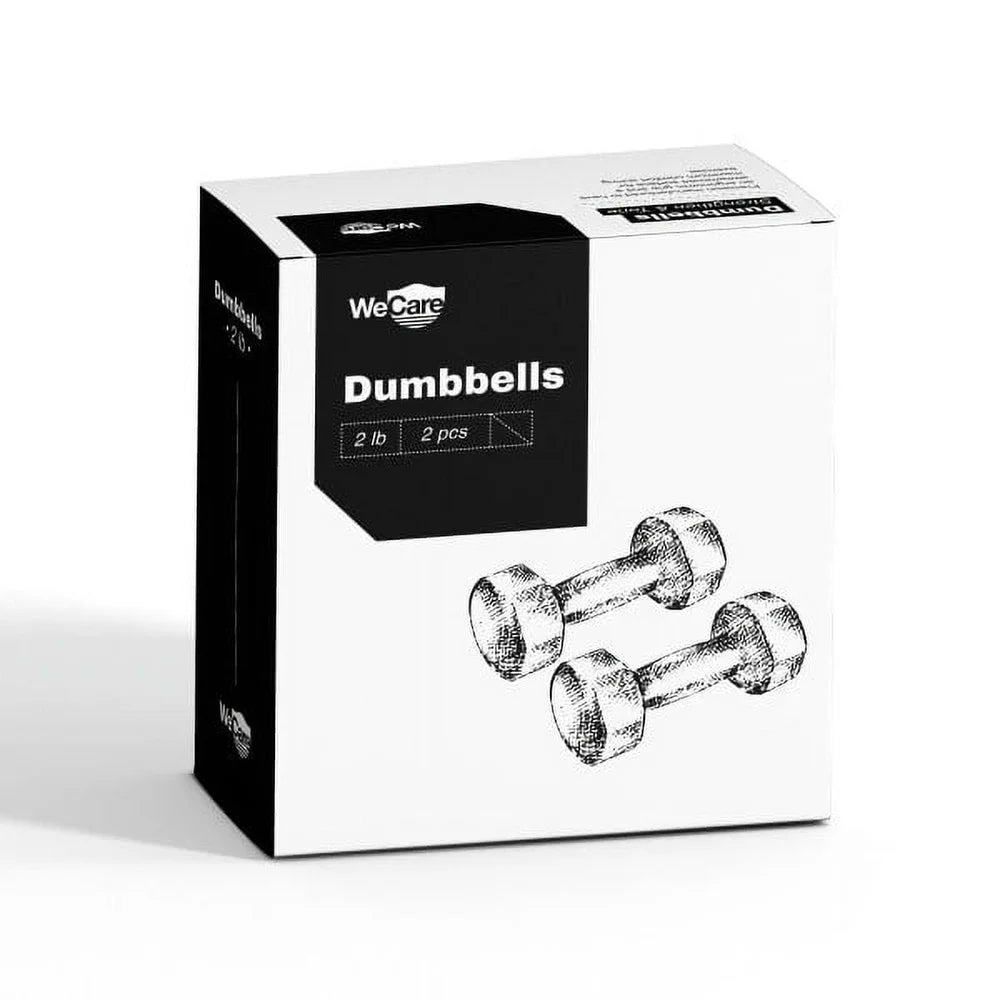 2lb Neoprene Hex Dumbbell Pair Anti Slip Ergonomic Home Gym