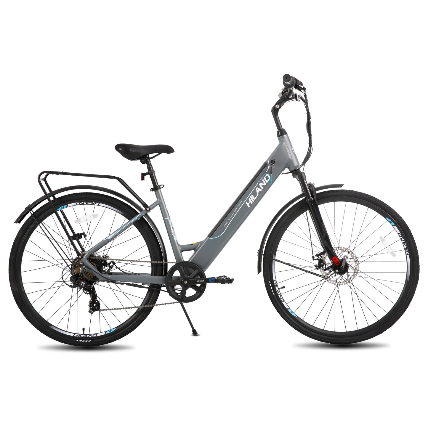Hiland Electric Road Bike 250W Lithium Battery With LCD Display