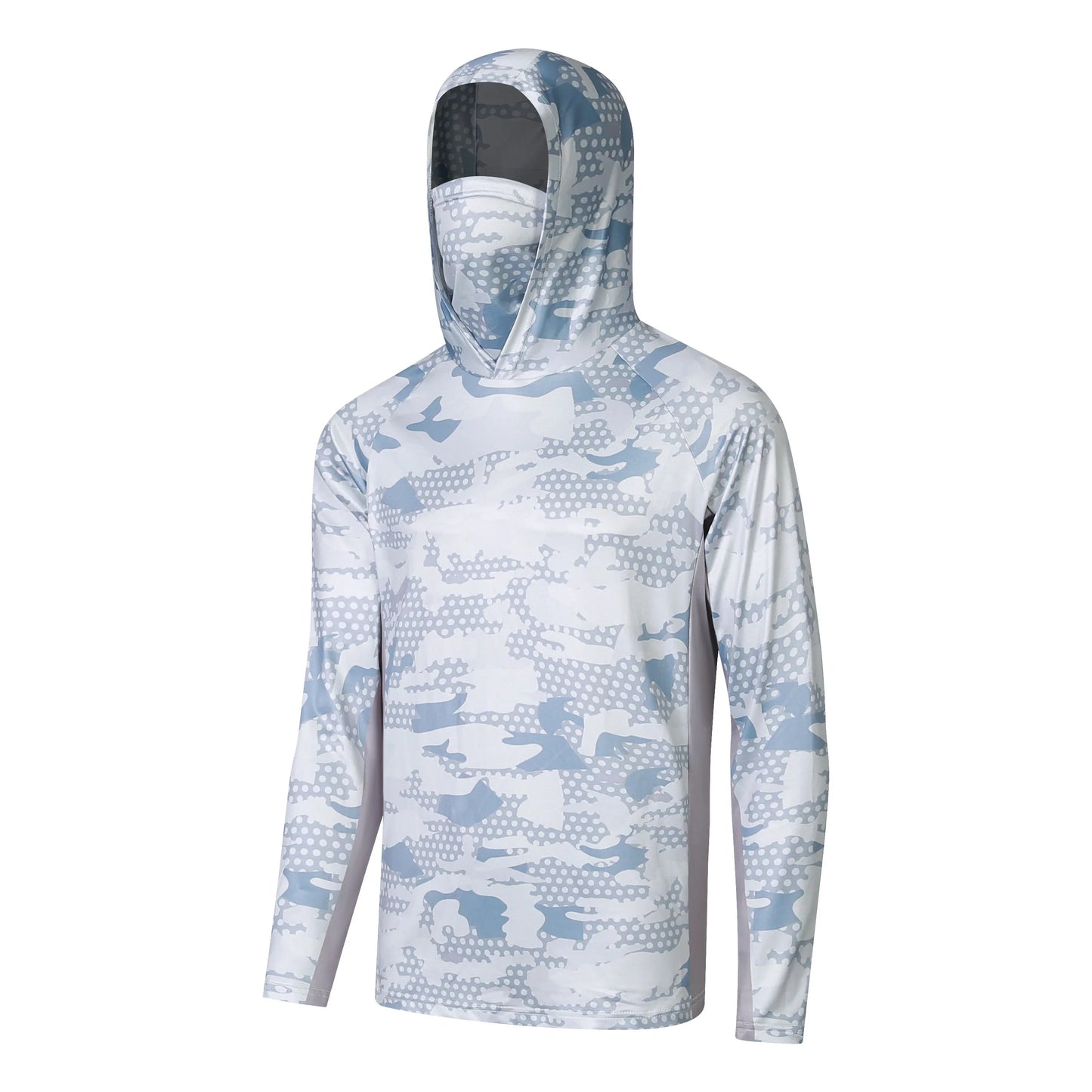 men’s long sleeve fishing shirt UPF sun protection