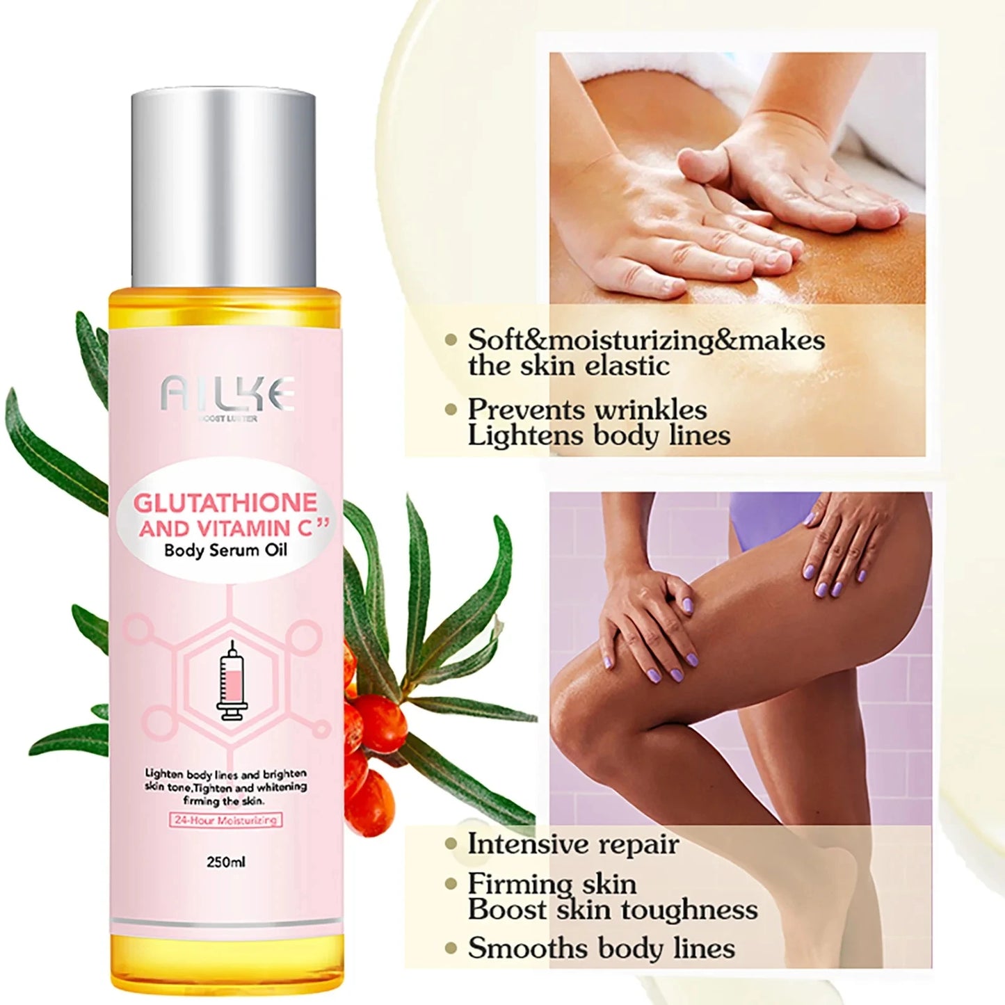 AILKE Vitamin C Moisturizing Whitening Massage Essential Oil For Skin