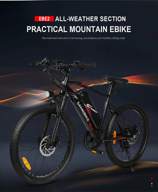 EBE2 350W 36V 13Ah All Terrain Electric Bicycle For Adults
