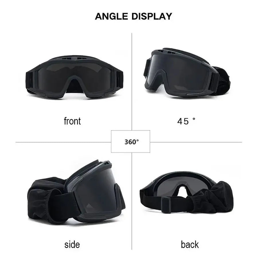 Explosion Proof Tactical Goggles Anti Impact For Airsoft And Paintball