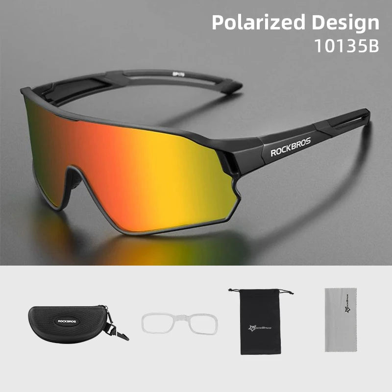 ROCKBROS Polarized UV400 Sunglasses for Outdoor Cycling