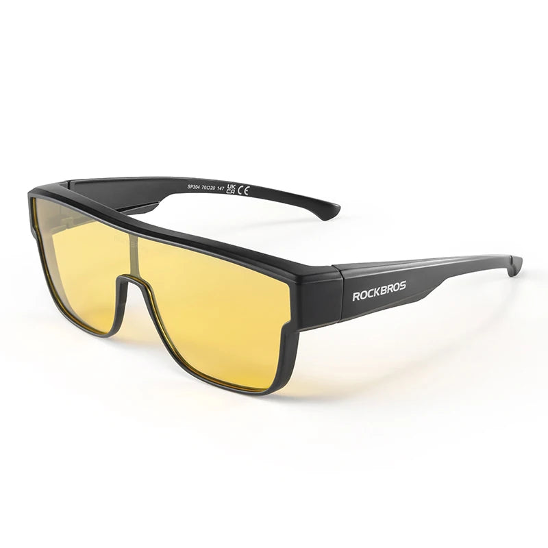 ROCKBROS Polarized Cycling Glasses UV400 Myopia Dual Wear