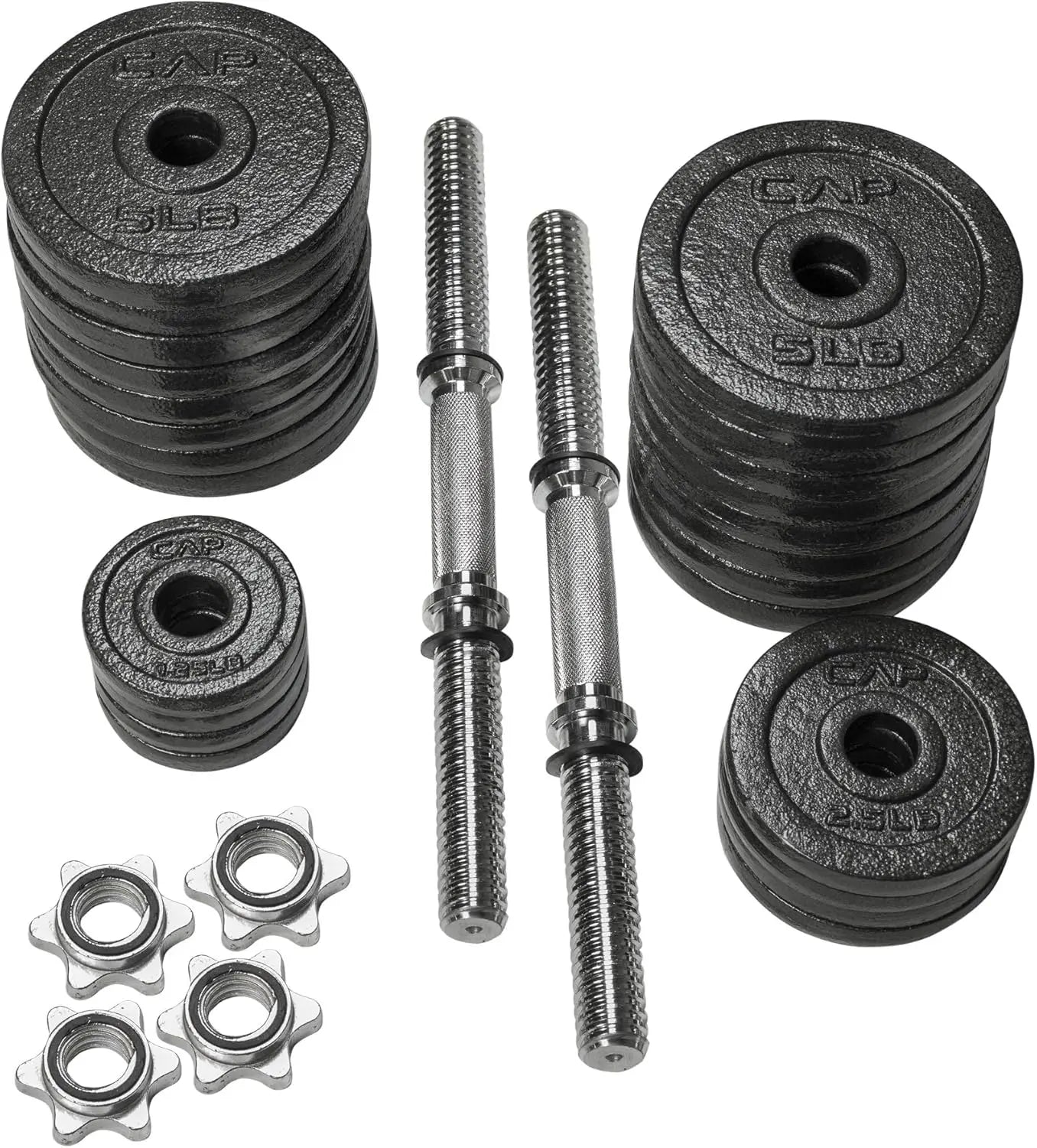 Adjustable Dumbbell Set With Multiple Weight Options For Home Gym