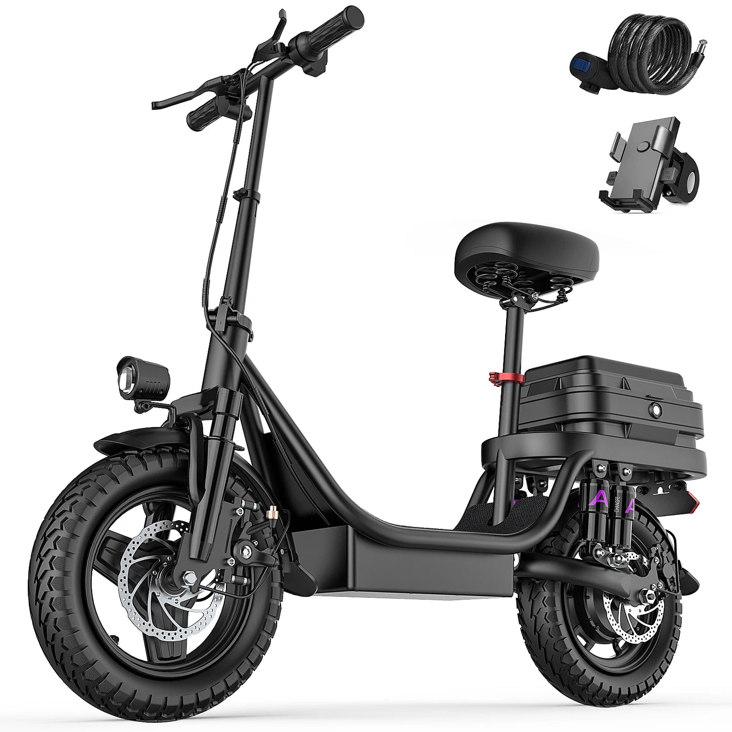 UPlee GQ8 Folding Electric Bike For Adults 250W Motor
