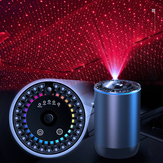 Smart Car Air Freshener Diffuser With RGB Lights Long Lasting