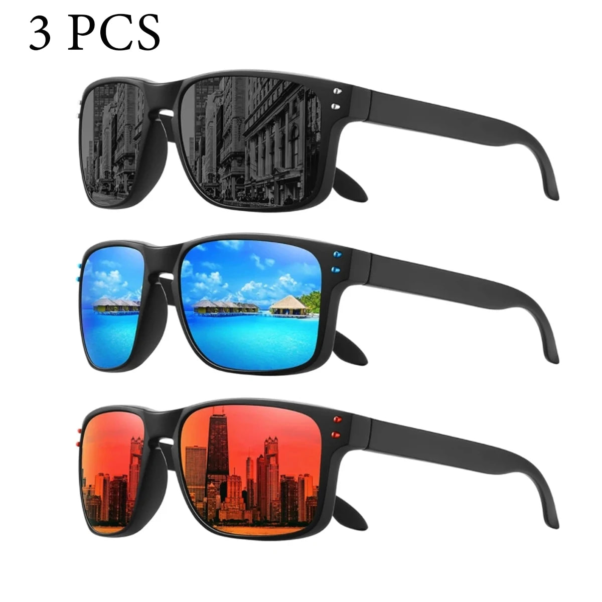 Polarized UV400 Unisex Sunglasses For Driving And Outdoor Activities