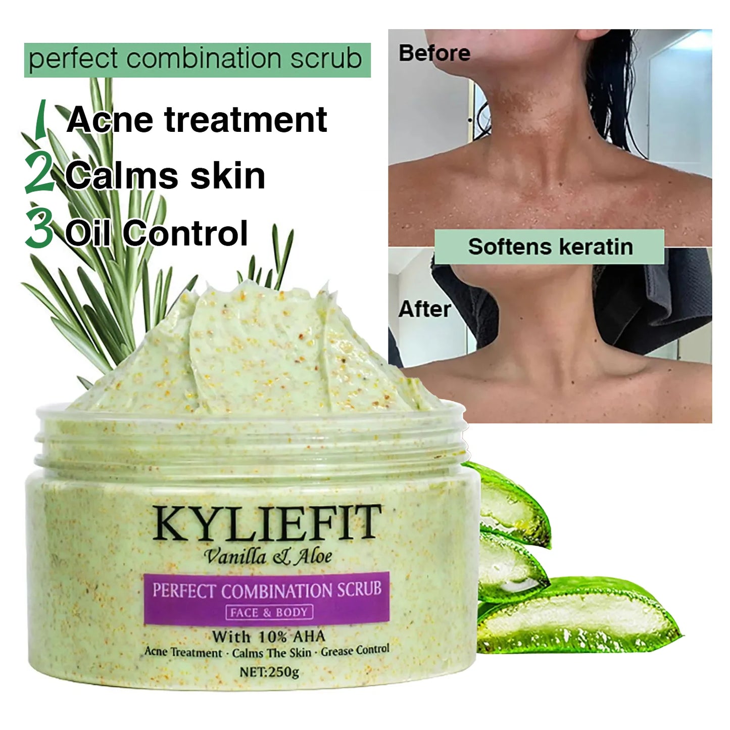 AILKE Aloe Vera Whitening Soap Acne Remover For Radiant Skin