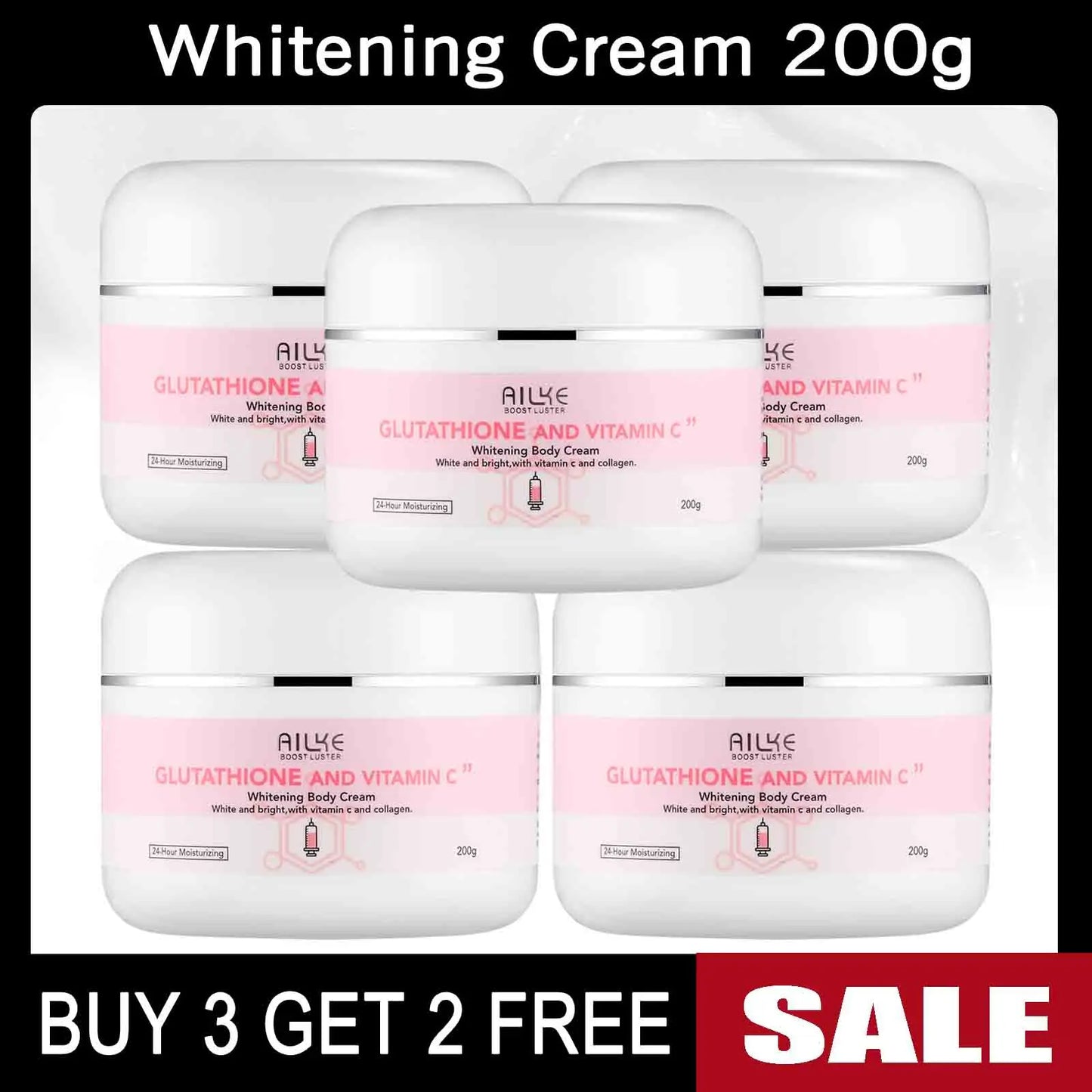 AILKE Brightening Facial Lotion With Glutathione And Vitamin C