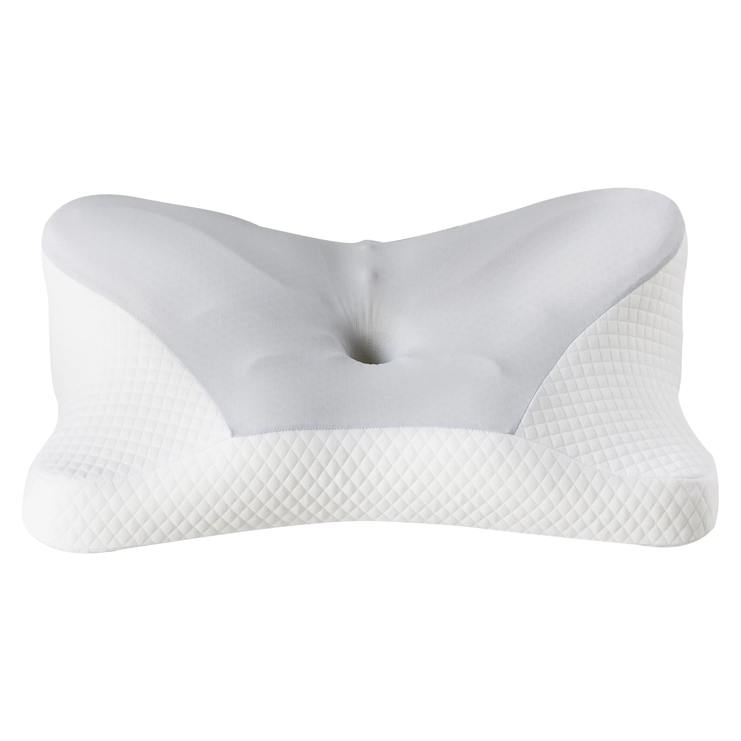 Ergonomic Neck Pillow Memory Foam Ventilated Cooling Washable Cover