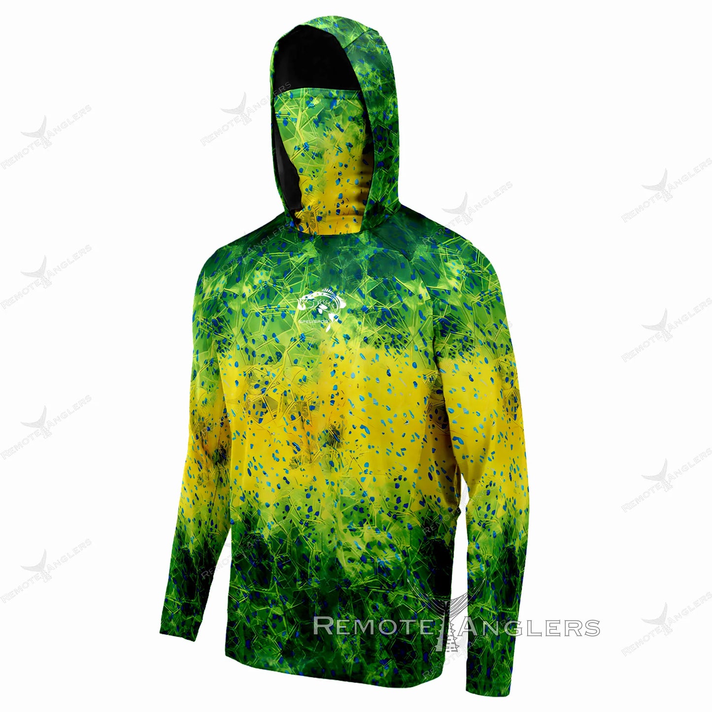 Mens Fishing Hoodie Long Sleeve Sun Protection Shirt Outdoor Wear