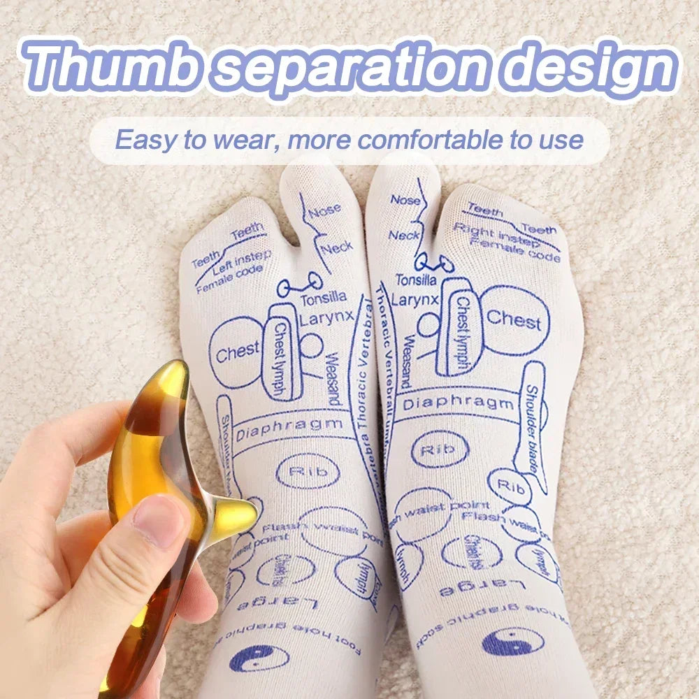 Acupressure Socks For Foot Massage And Reflexology Therapy