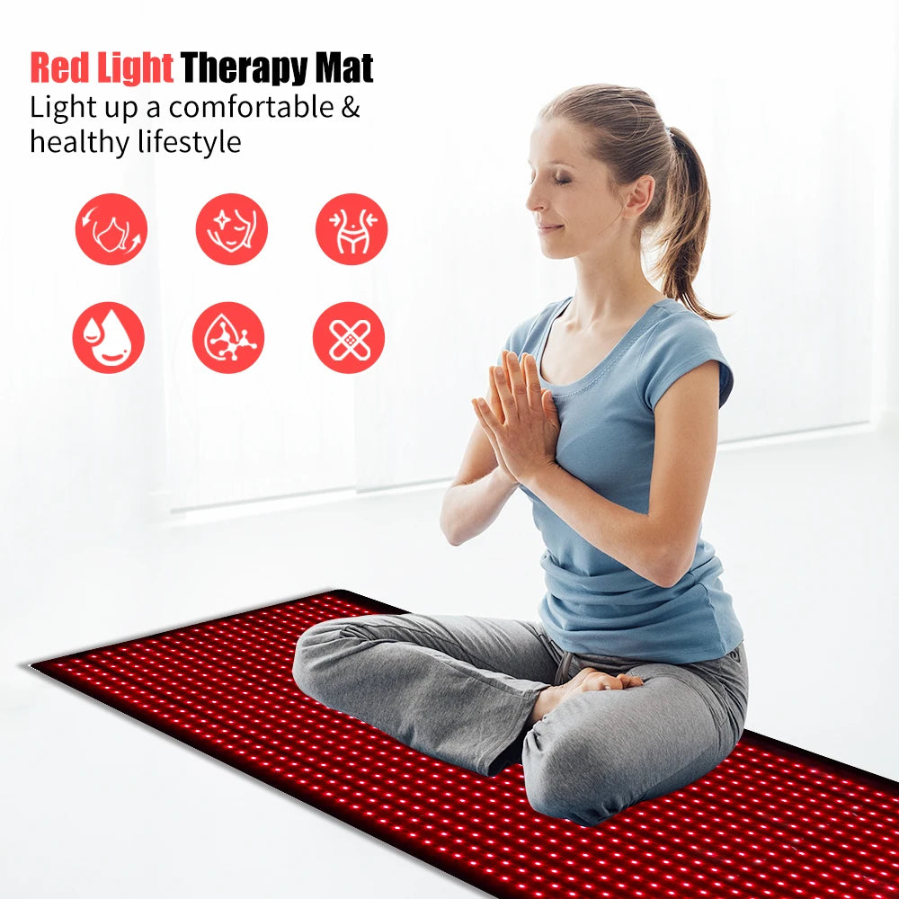 Full Body Red Light Therapy Mat for Pain Relief Wellness