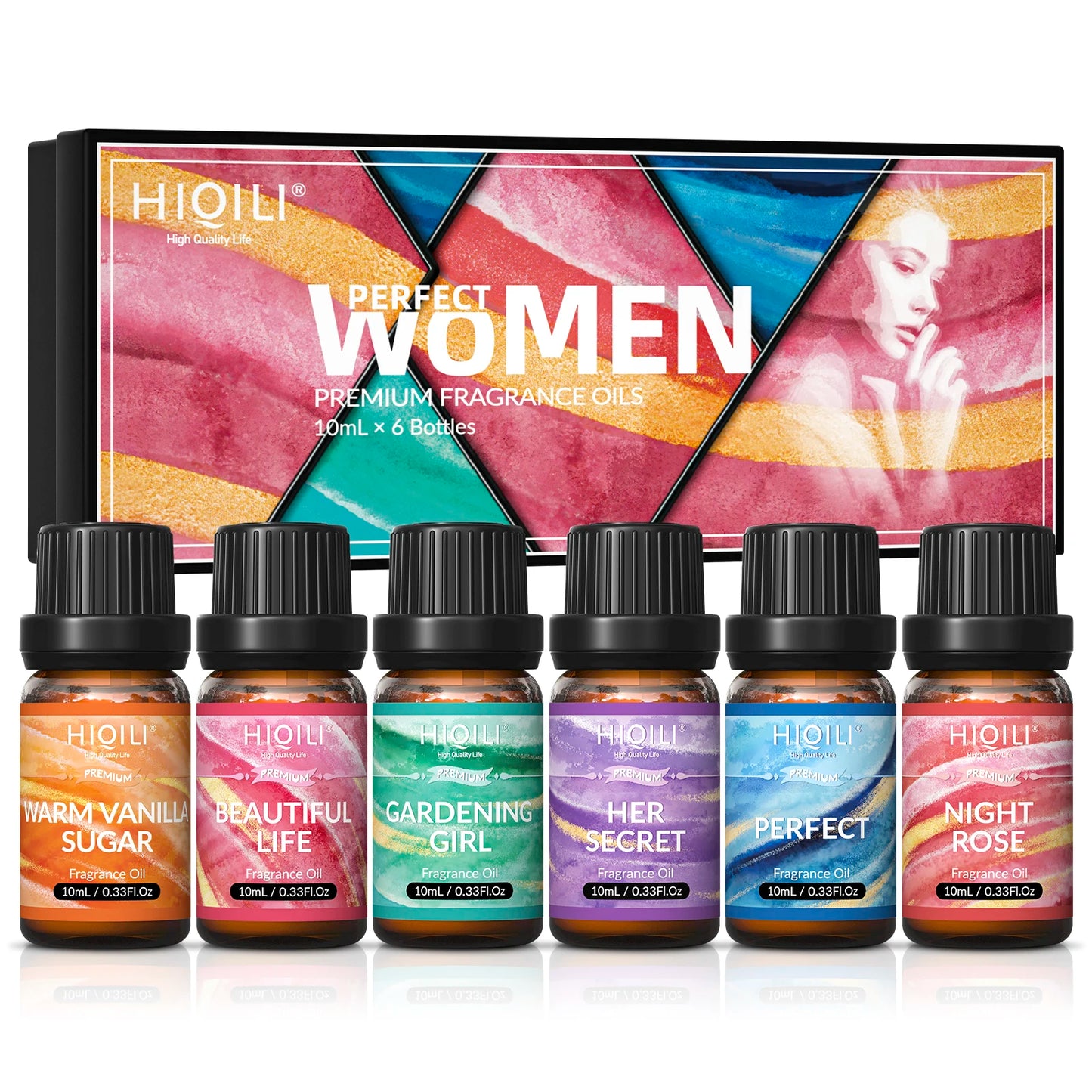 Hiqili Fragrance Oil Set Pure Essential Oils For Diffuser Crafting