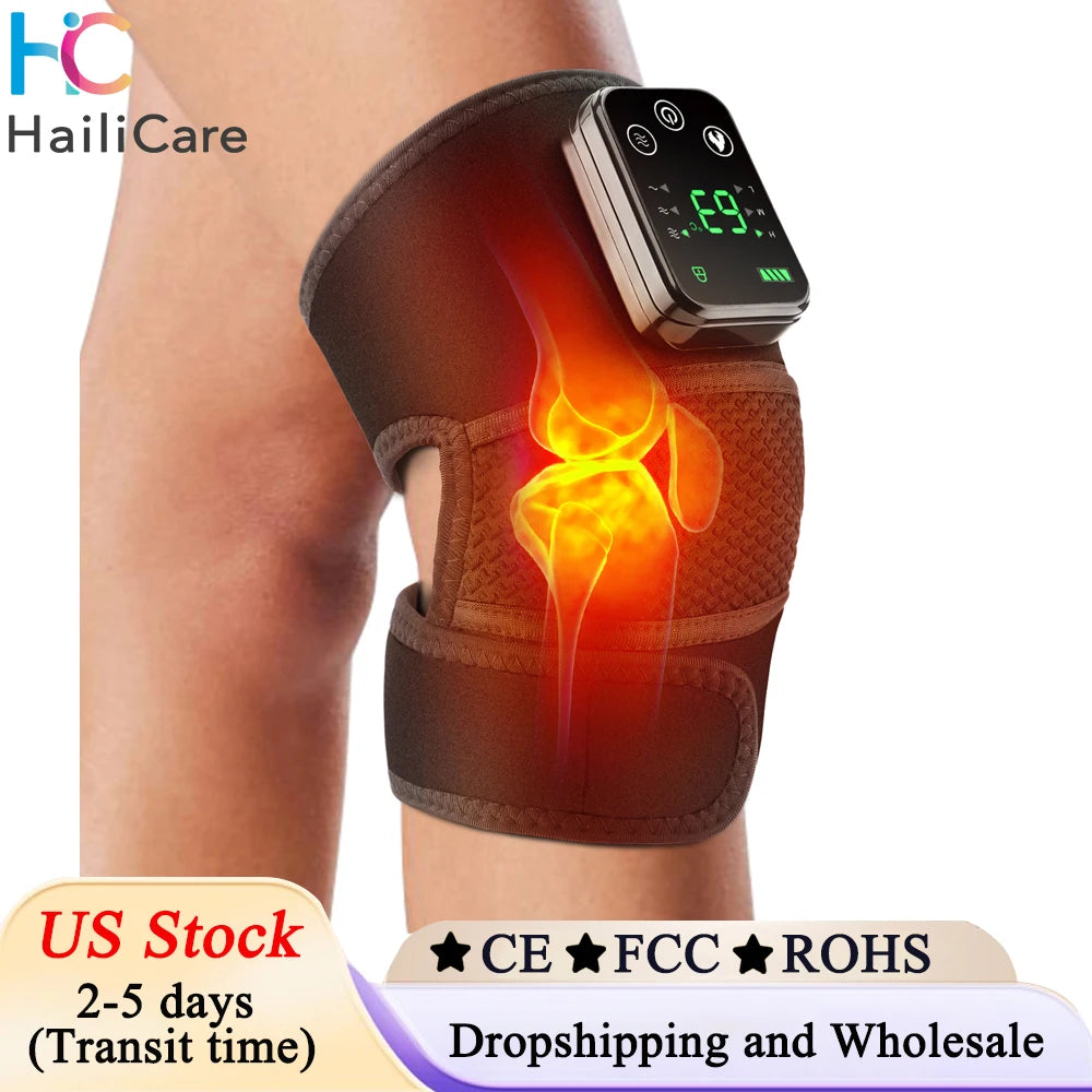Hailicare Knee Heating Massager For Joint Pain Relief And Therapy