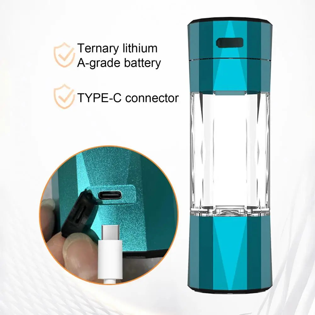208ml Hydrogen Water Bottle Generator 6000-8000 PPB Portable Hydrogen Water Ionizer Machine with PEM Technology