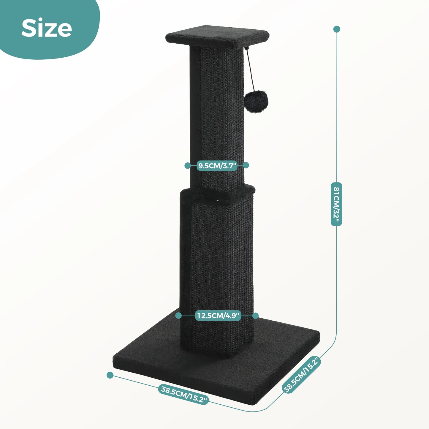 PAWZ Road Ultimate Cat Scratching Post For Indoor Cats