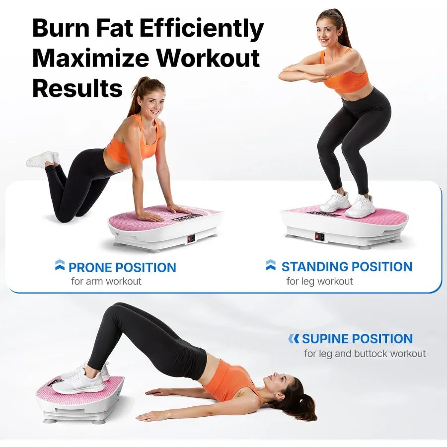 XMSJ Curved Vibration Plate Exercise Machine For Lymphatic Drainage