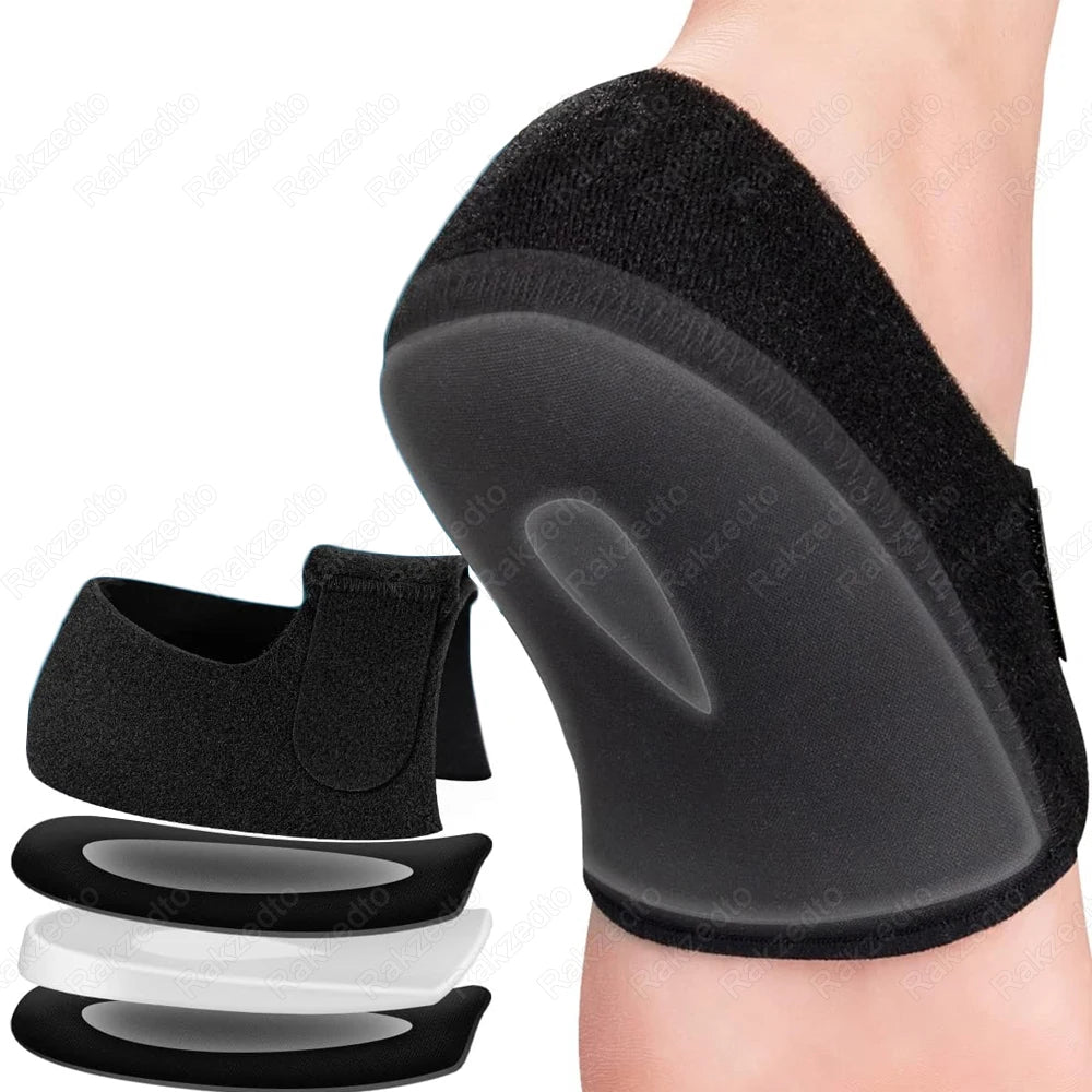 NONECN Silicone Gel Heel Cups Insoles For Plantar Fasciitis Relief
