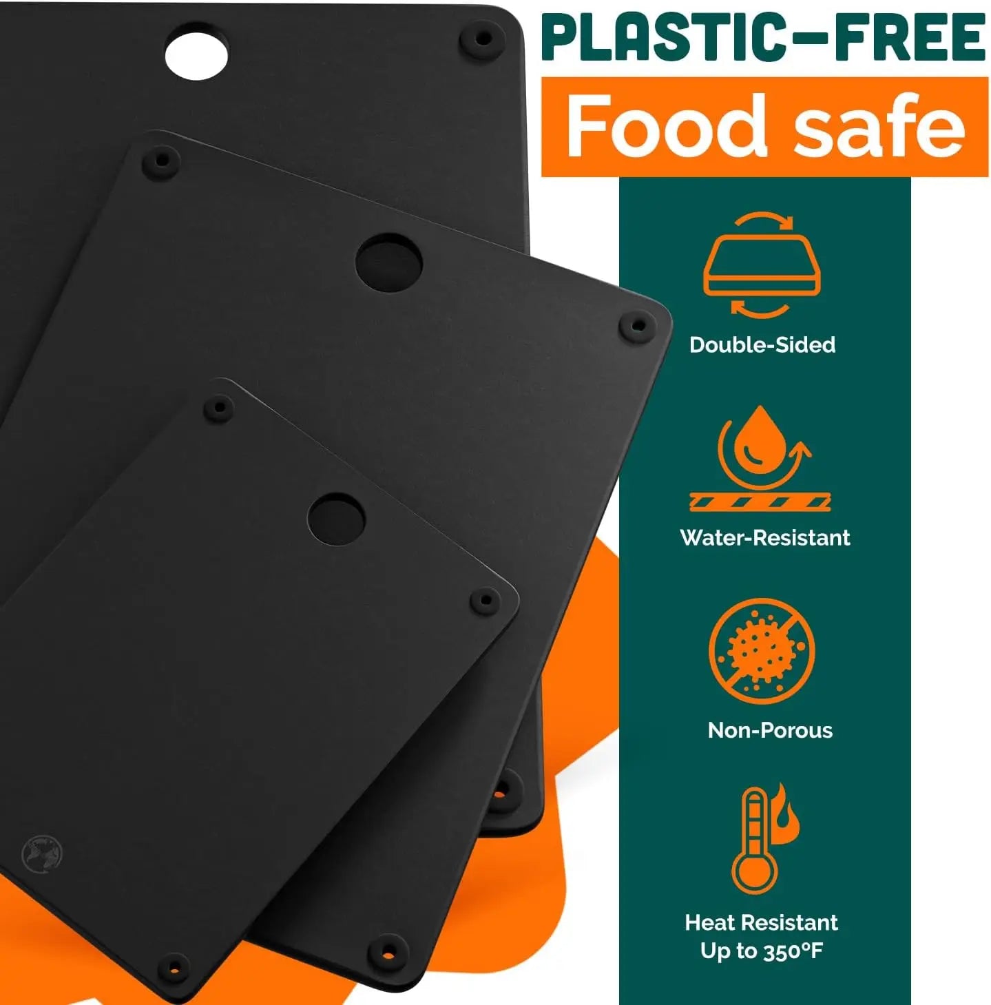 Wood Composite Cutting Board Set Dishwasher Safe Non Toxic