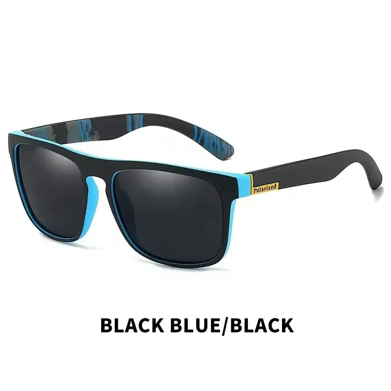 Polarized UV400 Sunglasses Square Frame Metal Eyewear For Men Women