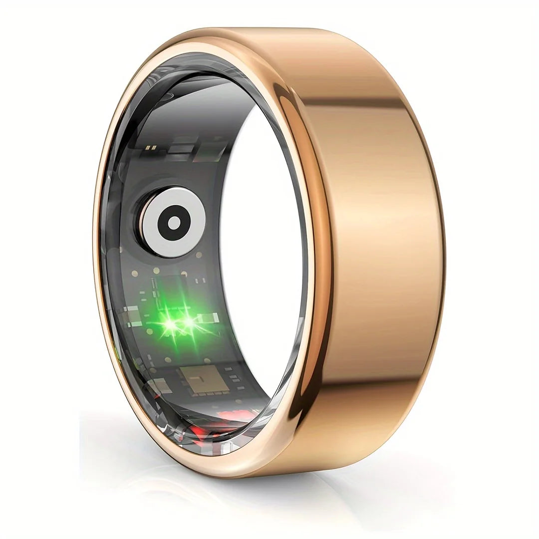 Smart Ring Activity Tracker Stainless Steel Wireless Step Counter