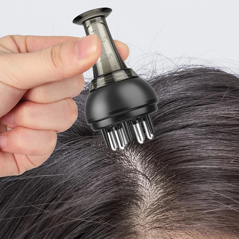 Mini Portable Scalp Applicator Massage Comb for Hair Growth Serum