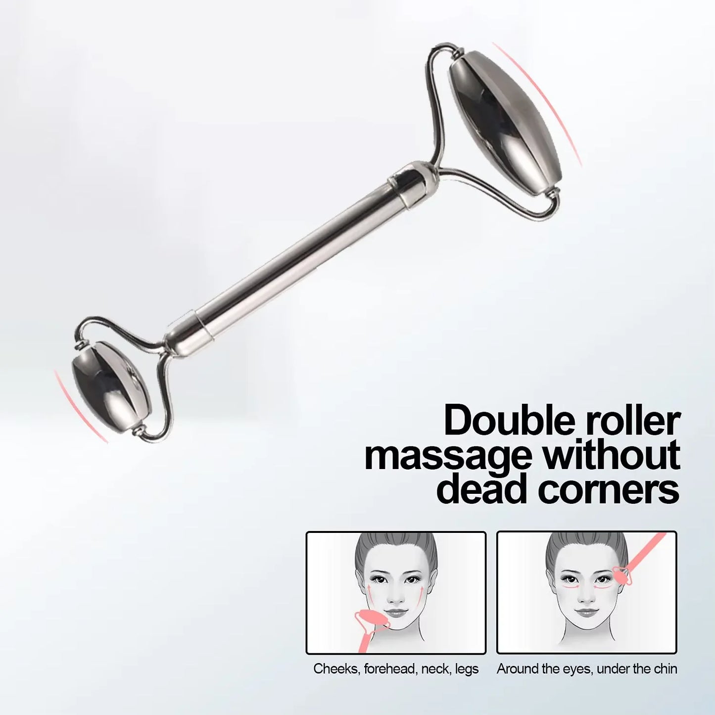Stainless Steel Ice Face Roller For Facial Skin Care Tools