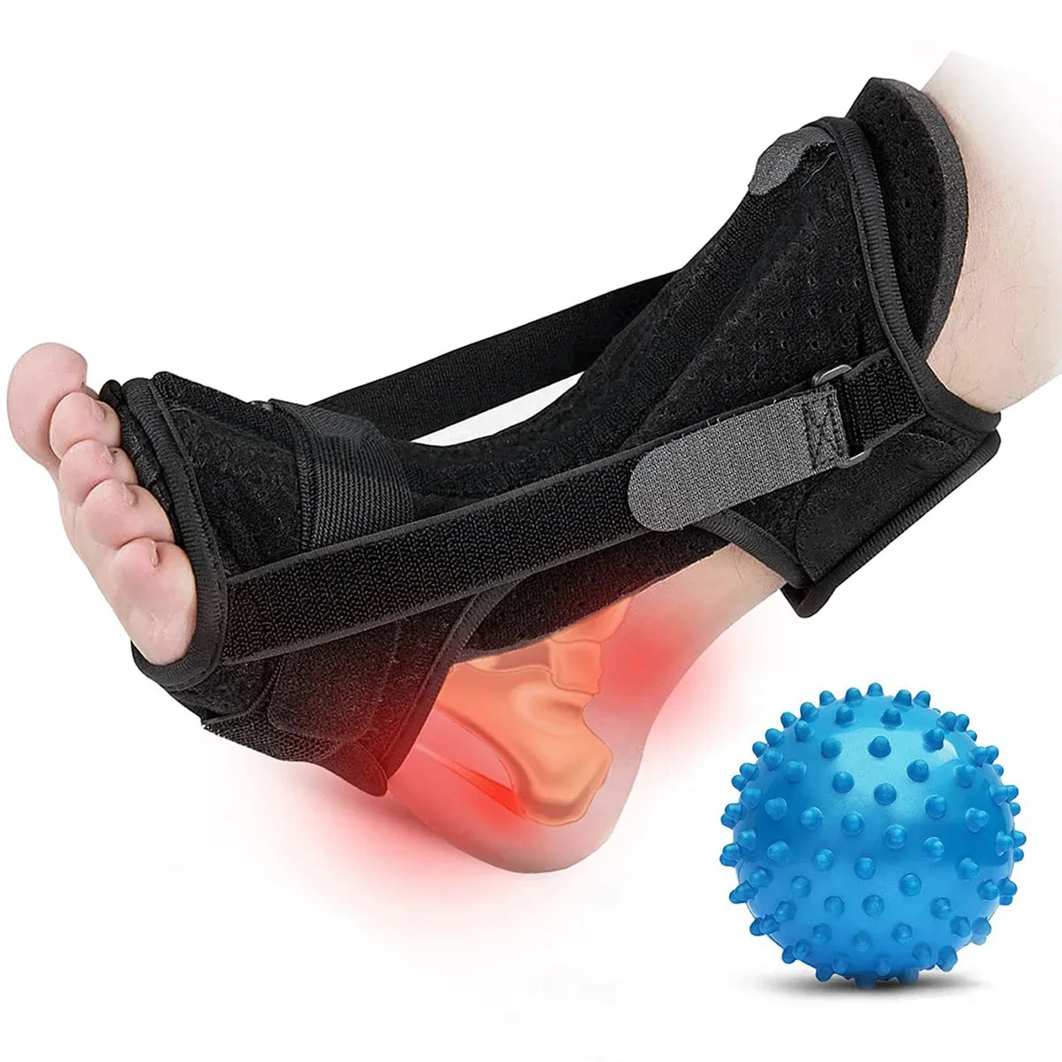 Plantar Fasciitis Night Splint Adjustable Foot Orthotic Brace Achilles Tendonitis