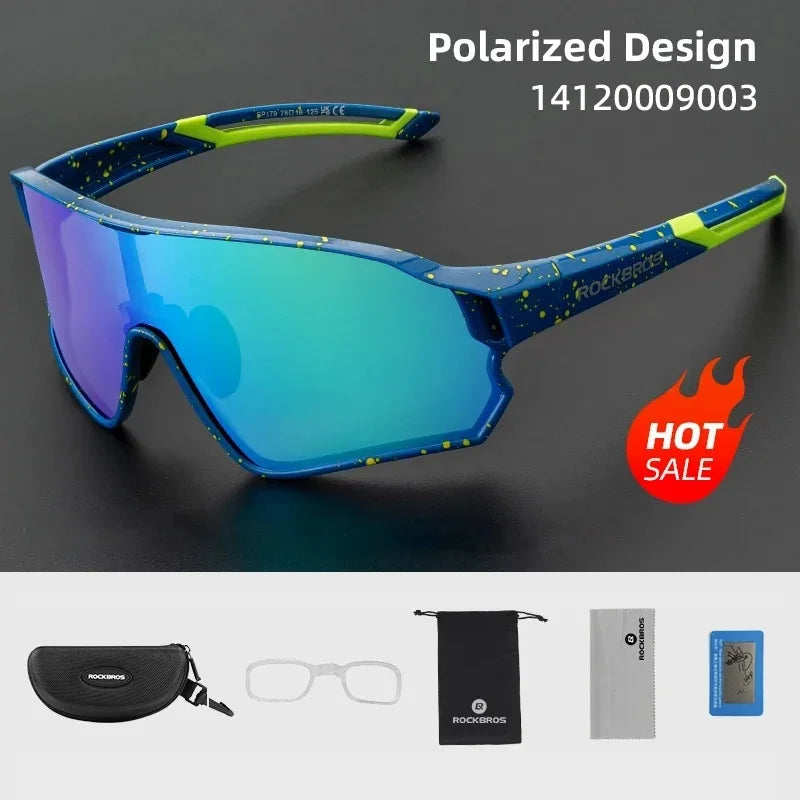 ROCKBROS Polarized Cycling Sunglasses UV400 for MTB Mountain Bike